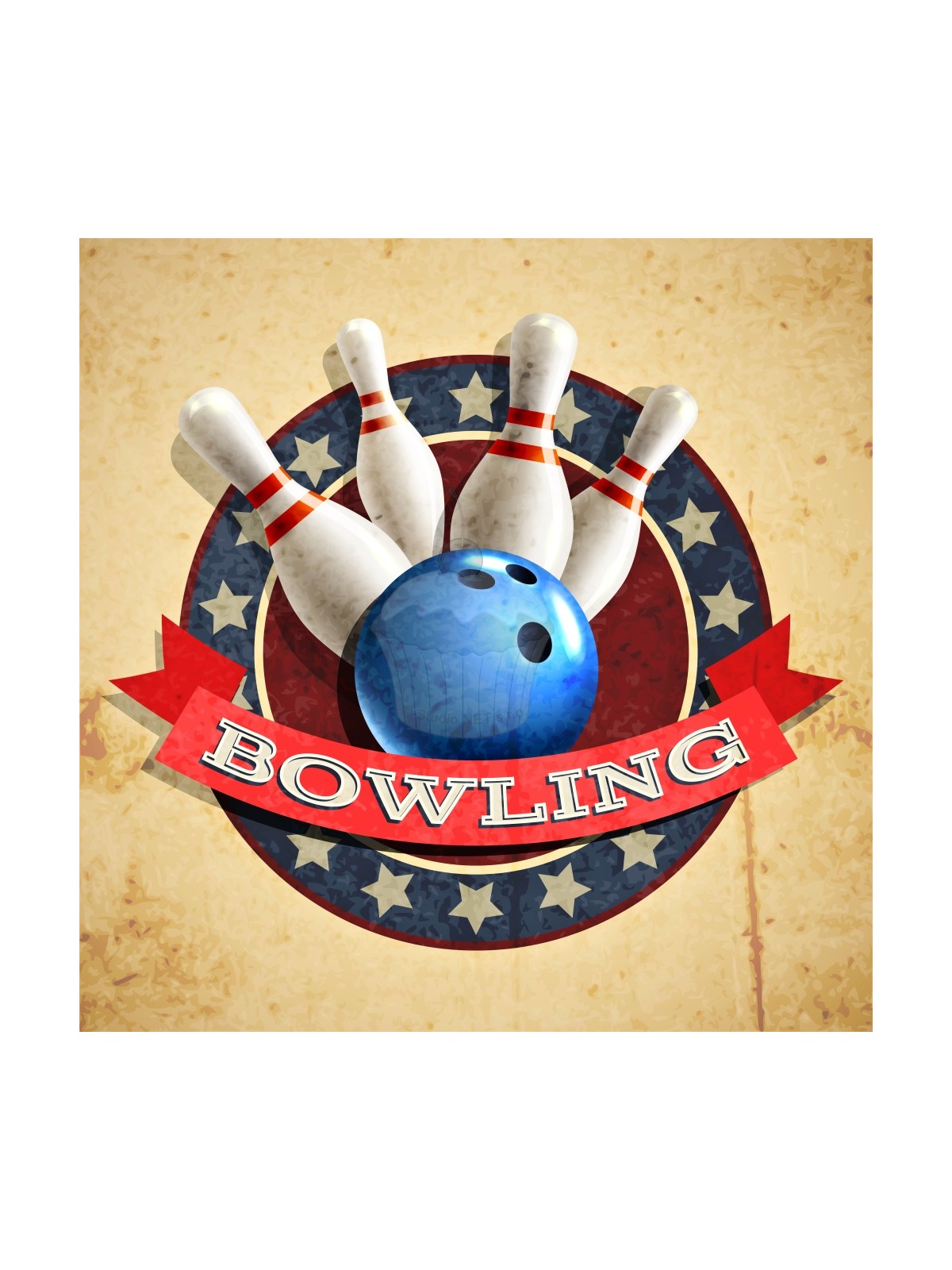 Esspapier "Bowling 3" A4