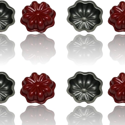 Teflon flip-flop mold - flowers 20pcs