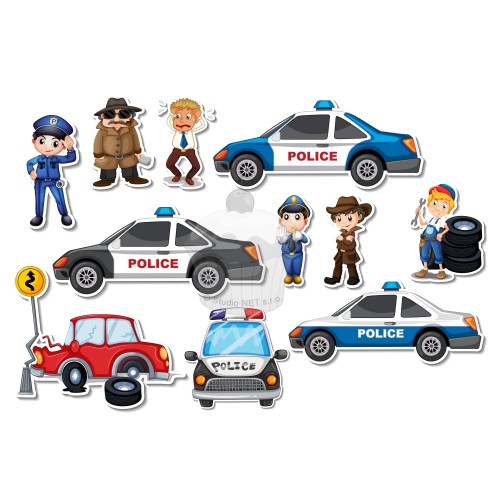 Esspapier „Polizei“ A4