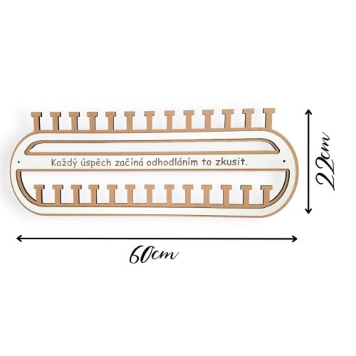 Věšák na medaile - Odhodlání