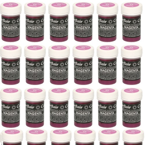 Sugarflair paste colour - gel color - Magenta 25g