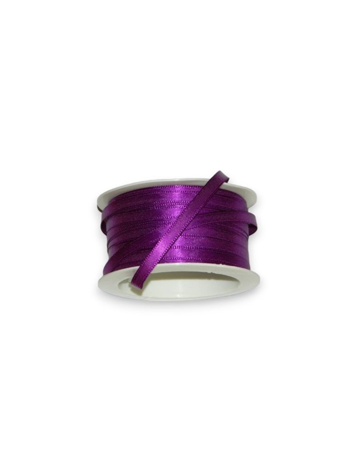 Satin ribbon - purple 50m / 5 mm