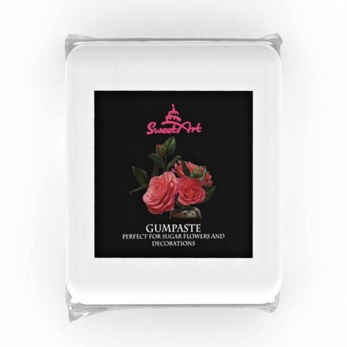 SweetArt Gum Paste White - biała - waniliowa - 500g