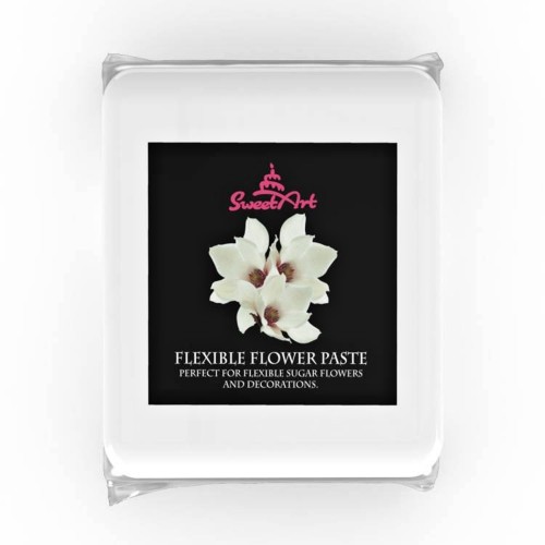 SweetArt Flower Paste White - modeling - white - vanilla - 500g