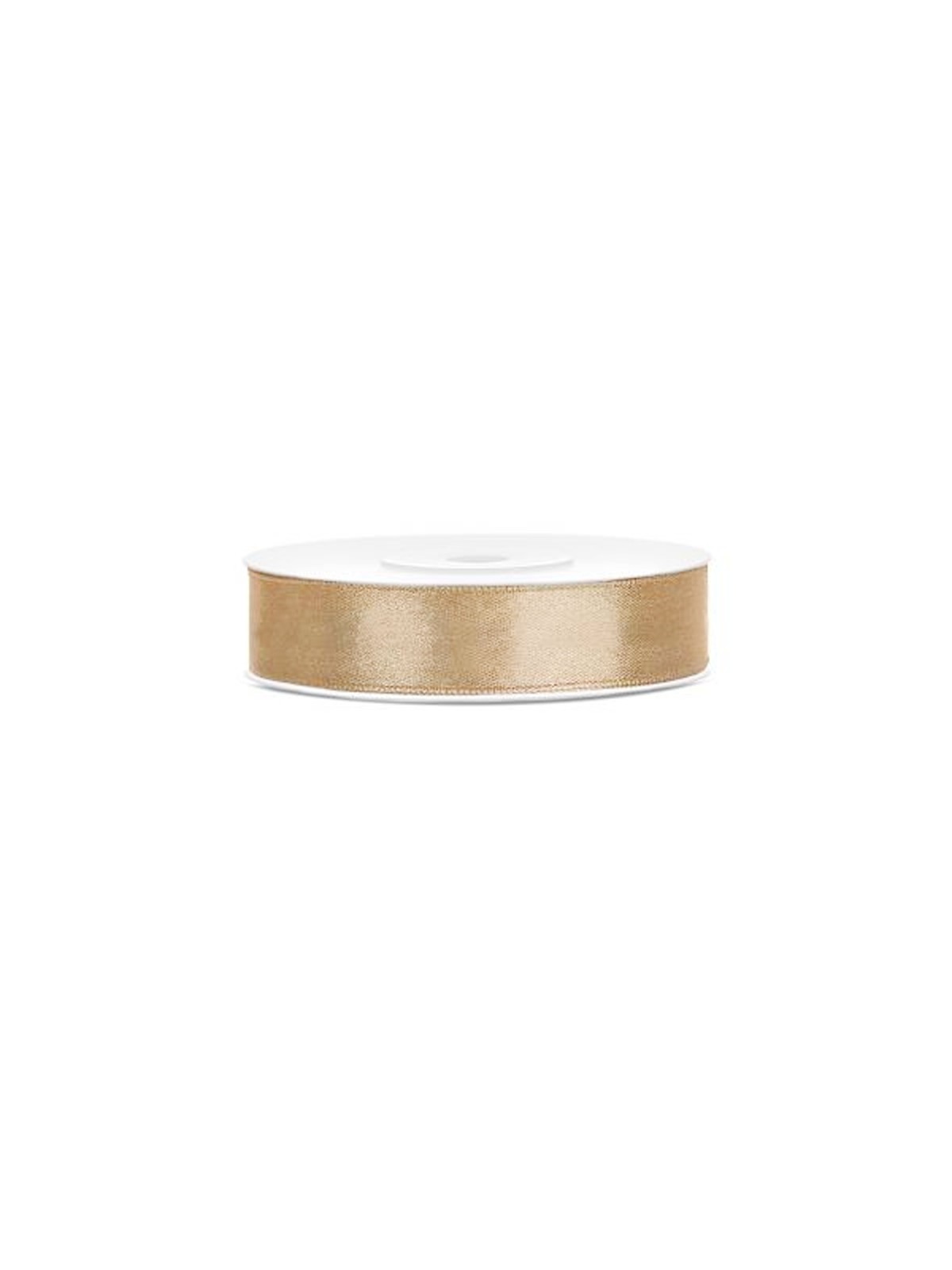 Atlas double-sided ribbon - light gold - 25m/12mm