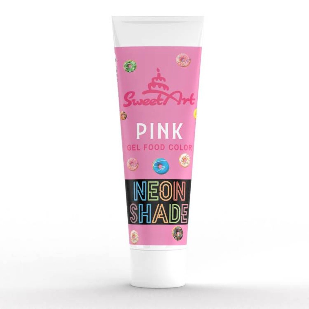 SweetArt - NEON Shade - Neónová gélová farba Pink - ružová - 30g