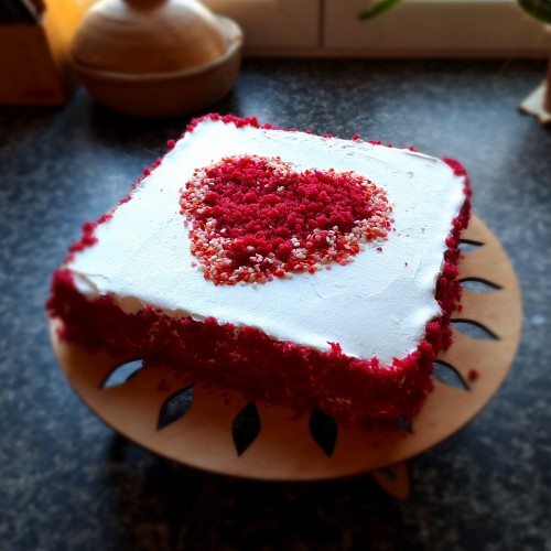 Valentine's Day cake - a complete set for making a cake