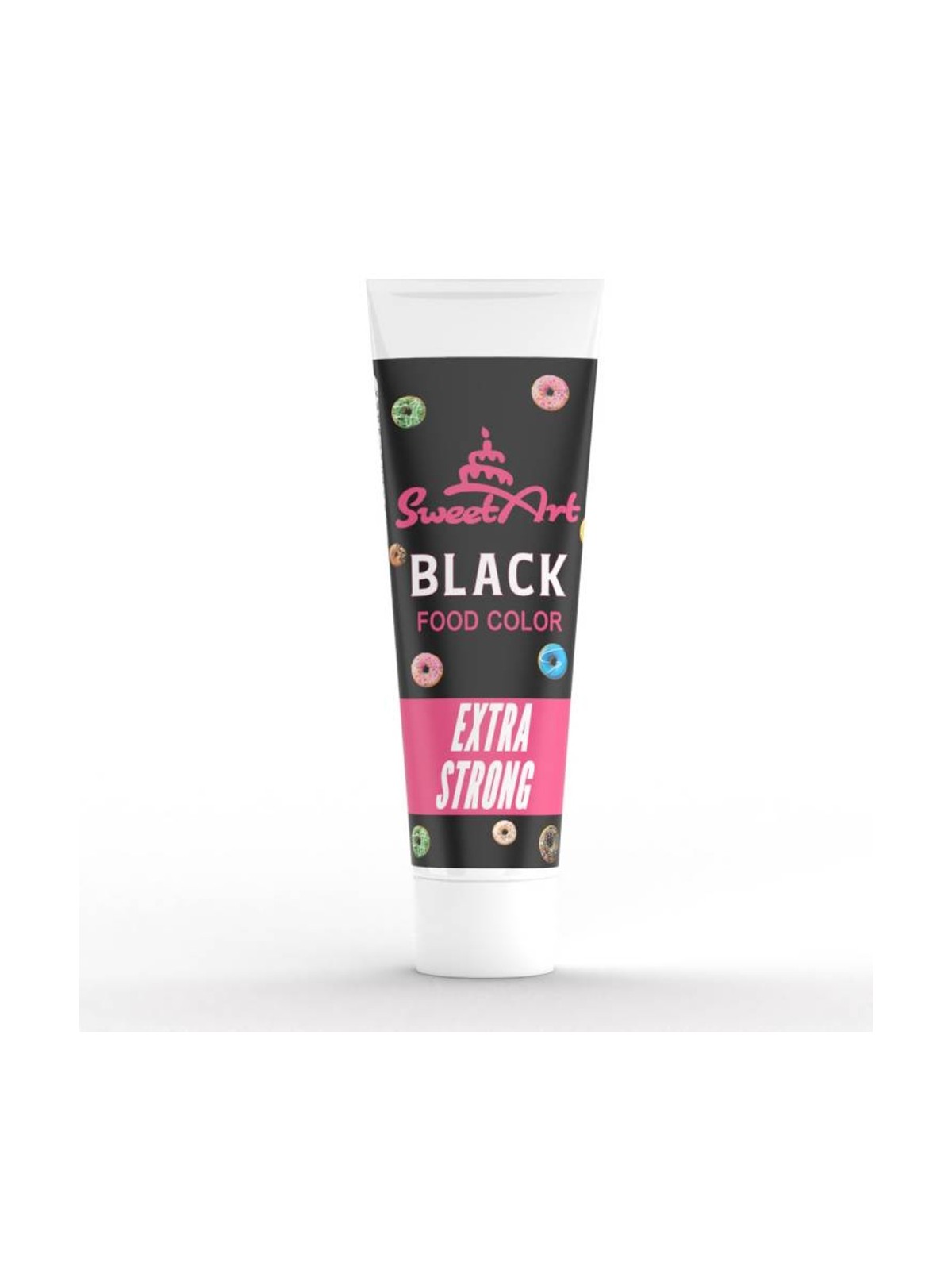 SweetArt - Extra Silná Potravinová želová farba Intense Black - čierna 30g