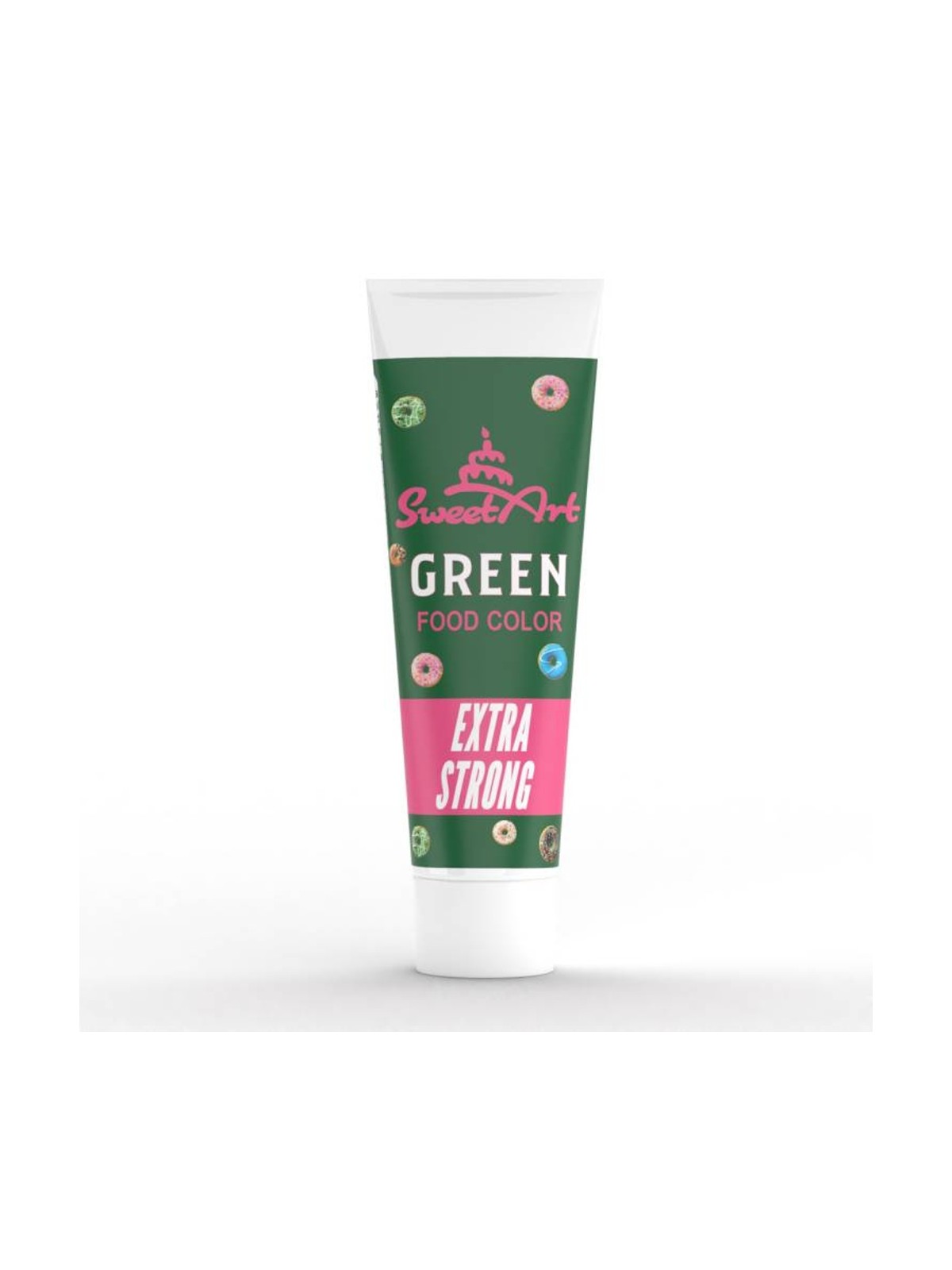 SweetArt - Extra silná Potravinárska gélová farba Intense Green - zelená 30g