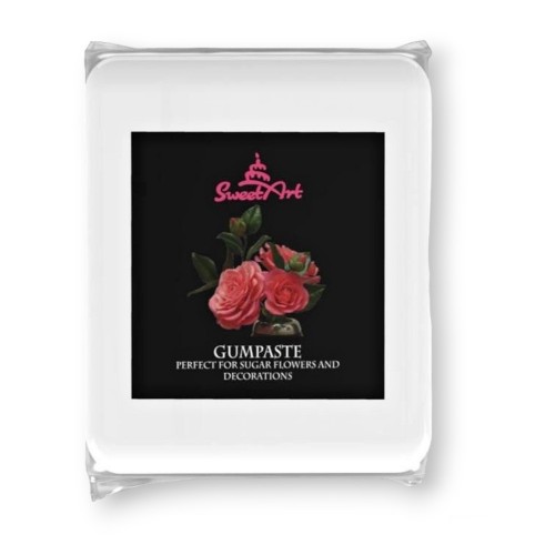 SweetArt Gum Paste White - biała - waniliowa - 500g