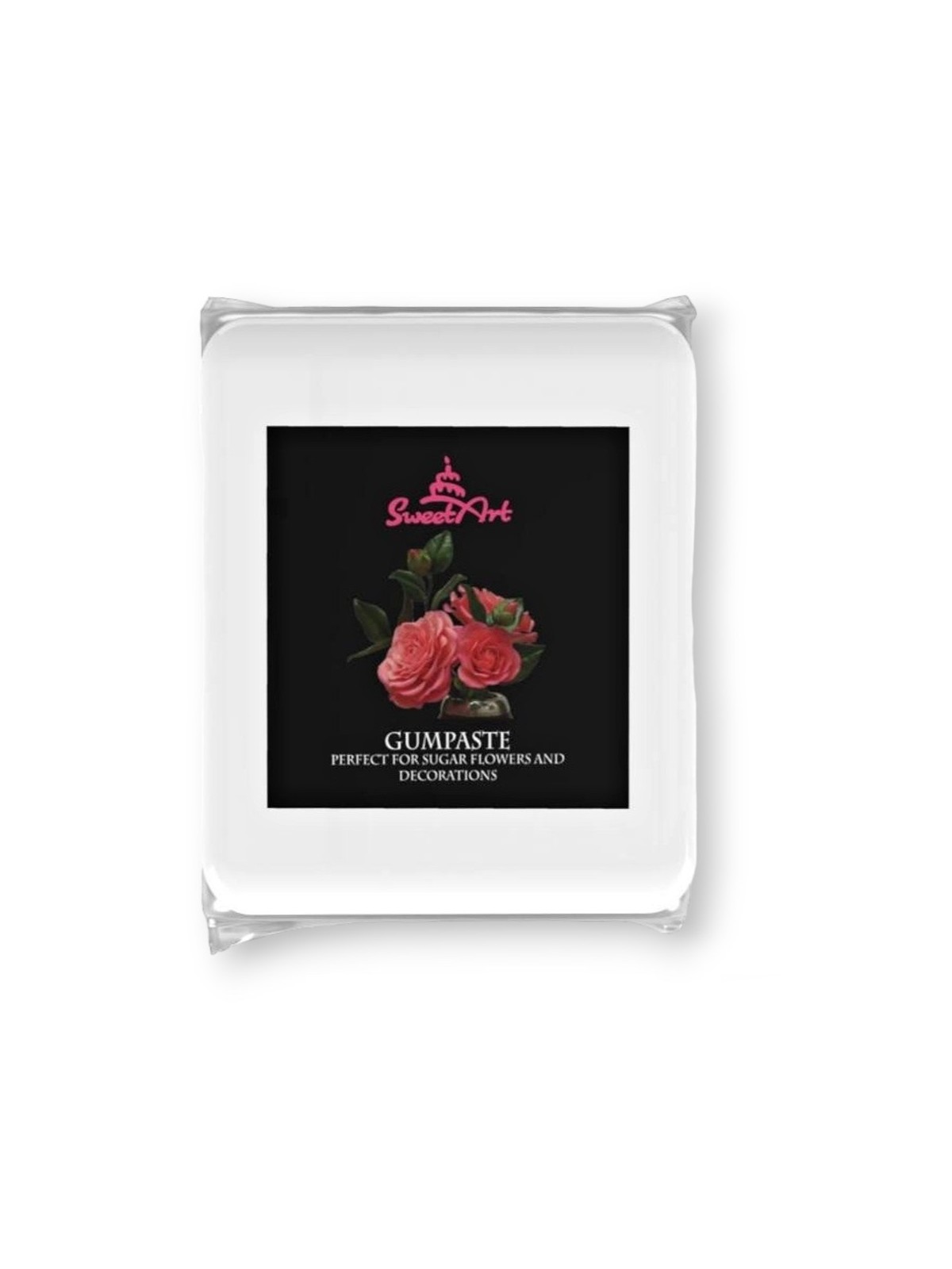 SweetArt Gum Paste White - biała - waniliowa - 500g