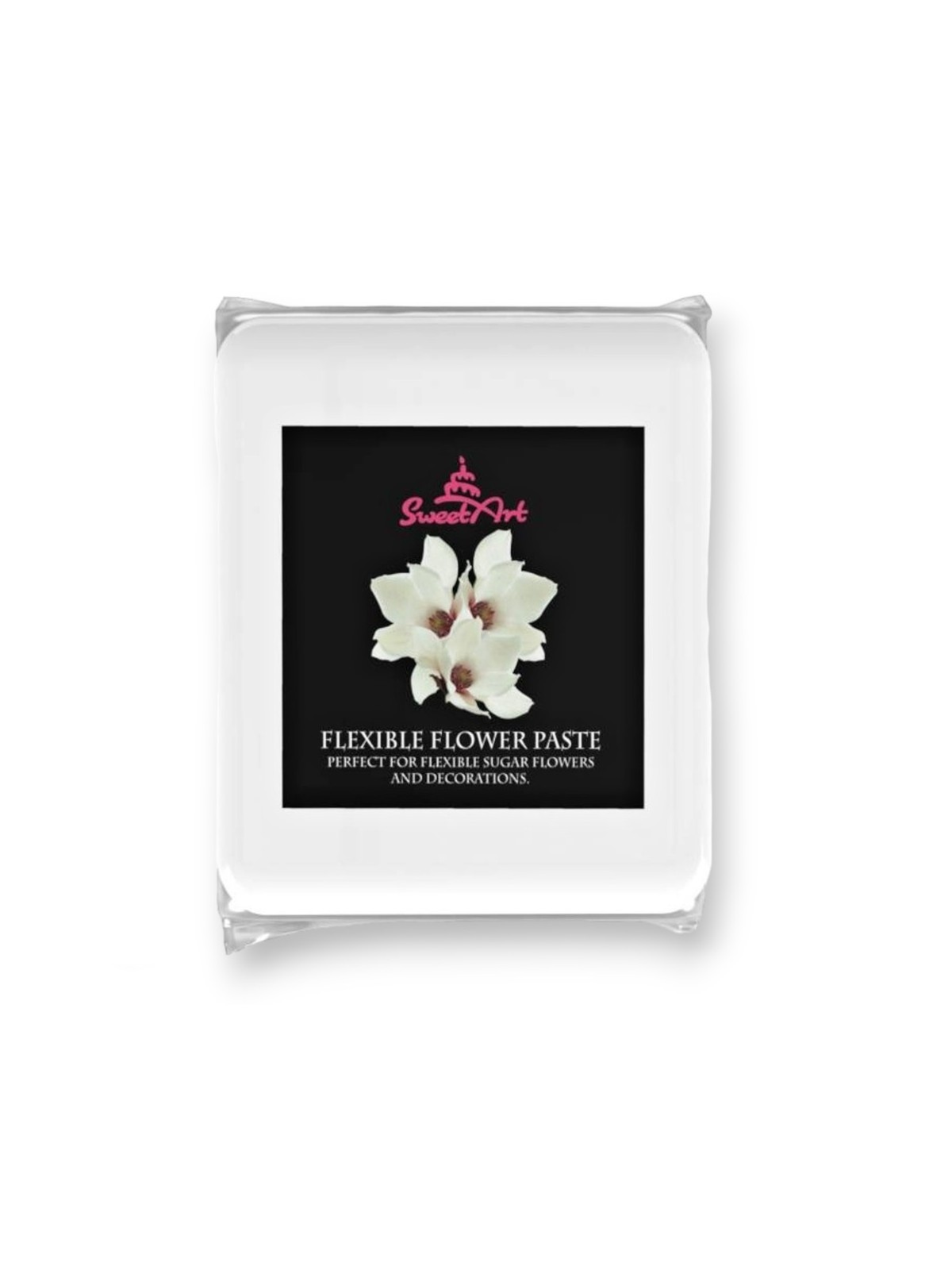 SweetArt Flower Paste White - modeling - white - vanilla - 500g