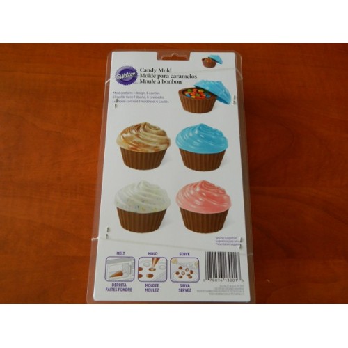 Chocolate decorations mold - medium muffins