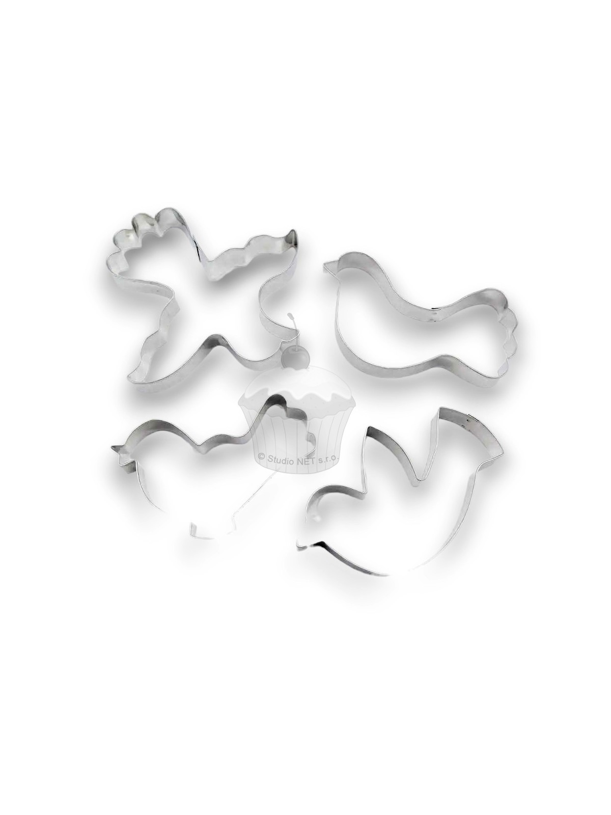 Set of cookie cutters - Birdies - 4 pcs