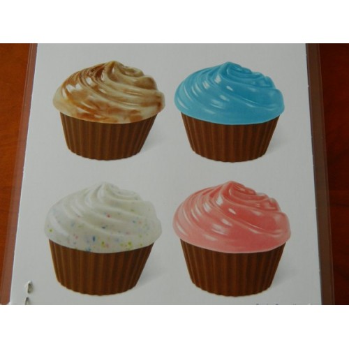 Chocolate decorations mold - medium muffins