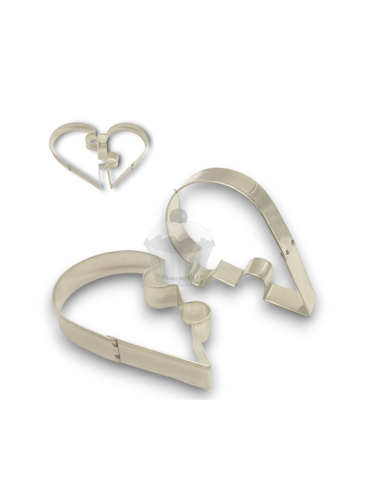 Set of cookie cutters - Valentine's heart