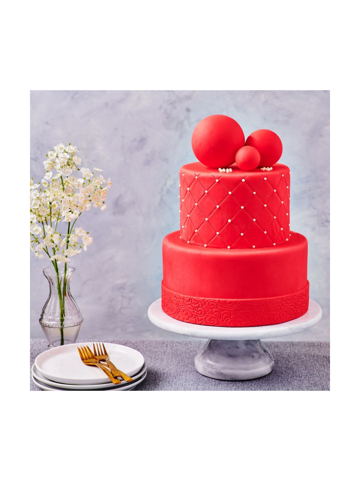 FunCakes 500g - rolled fondant - red