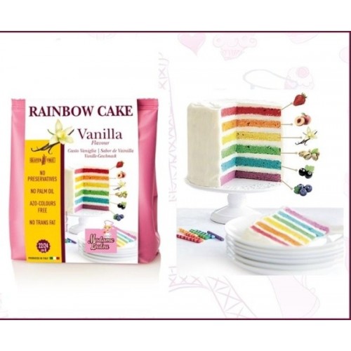 RABATT: Madame Loulou - Rainbow Cake - Vanille  - 100g