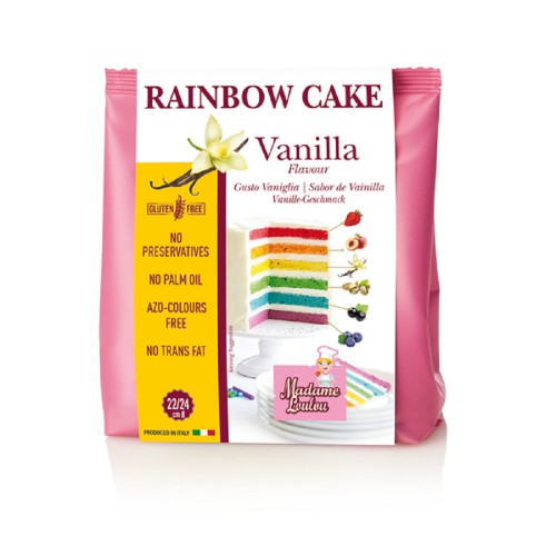 RABATT: Madame Loulou - Rainbow Cake - Vanille  - 100g