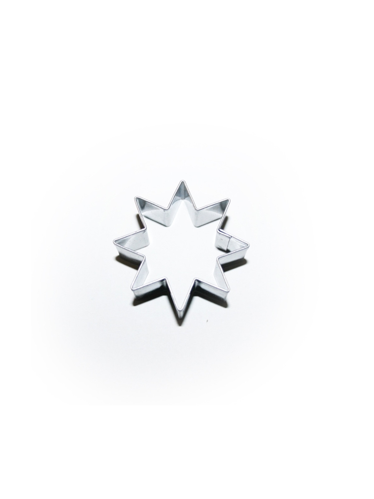 Stainless steel cookie cutter - 8-pointed star 60mm