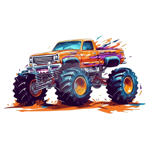 Papier jadalny "Monster Truck" A4