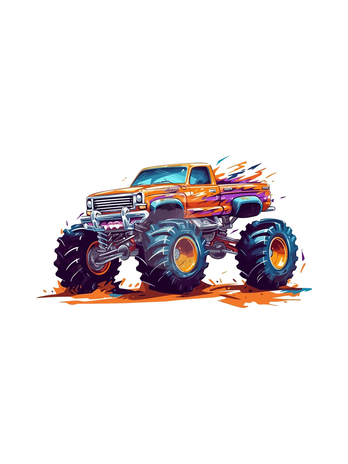 Jadalna papier "Monster Truck" A4.