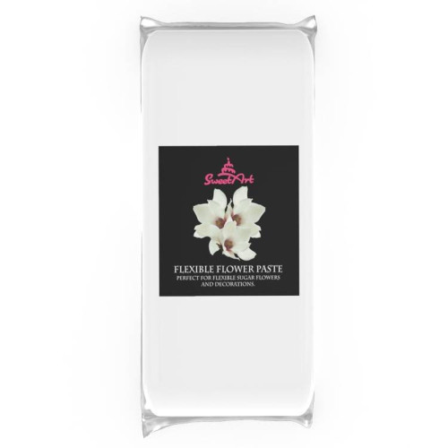 SweetArt Flower Paste white - modelująca - biała - waniliowa - 1kg