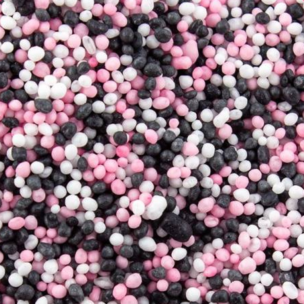 Małe perełki cukrowe - różowe/białe/czarne - 50g