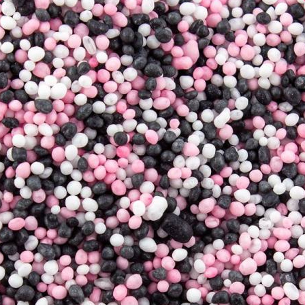 Sugar icing - pink/white/black - 50g