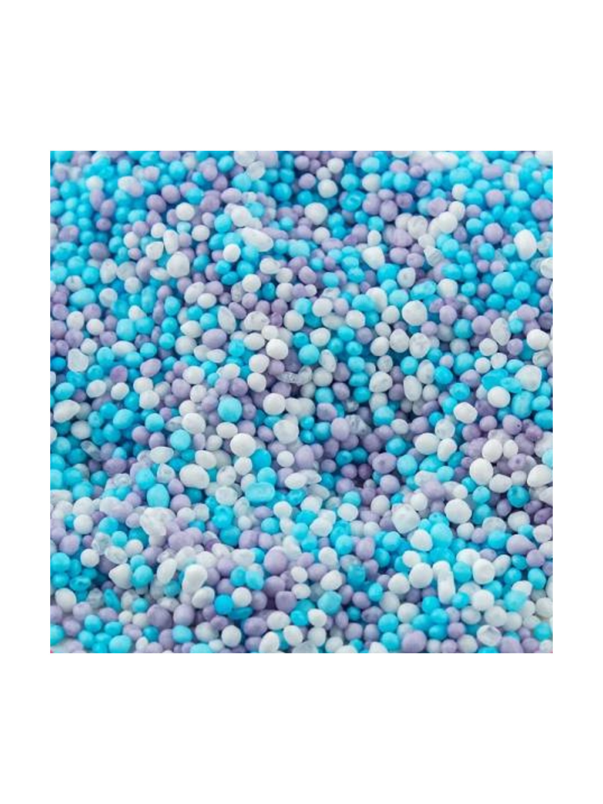 Małe perełki cukrowe - niebieskie/białe/liliowe - 50g