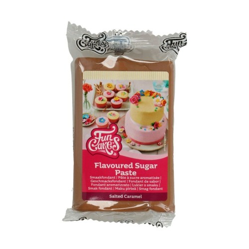 DISCOUNT: FunCakes Special Edition Flavoured Fondant - Salted Caramel 250g