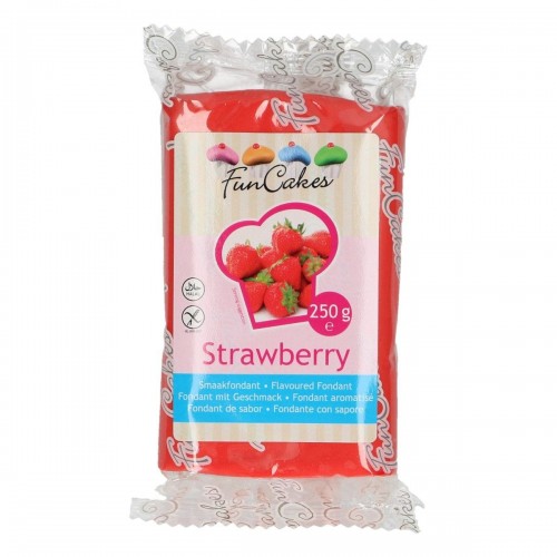 DISCOUNT: FunCakes Flavoured Rolled Fondant - Special - Strawberry 250g