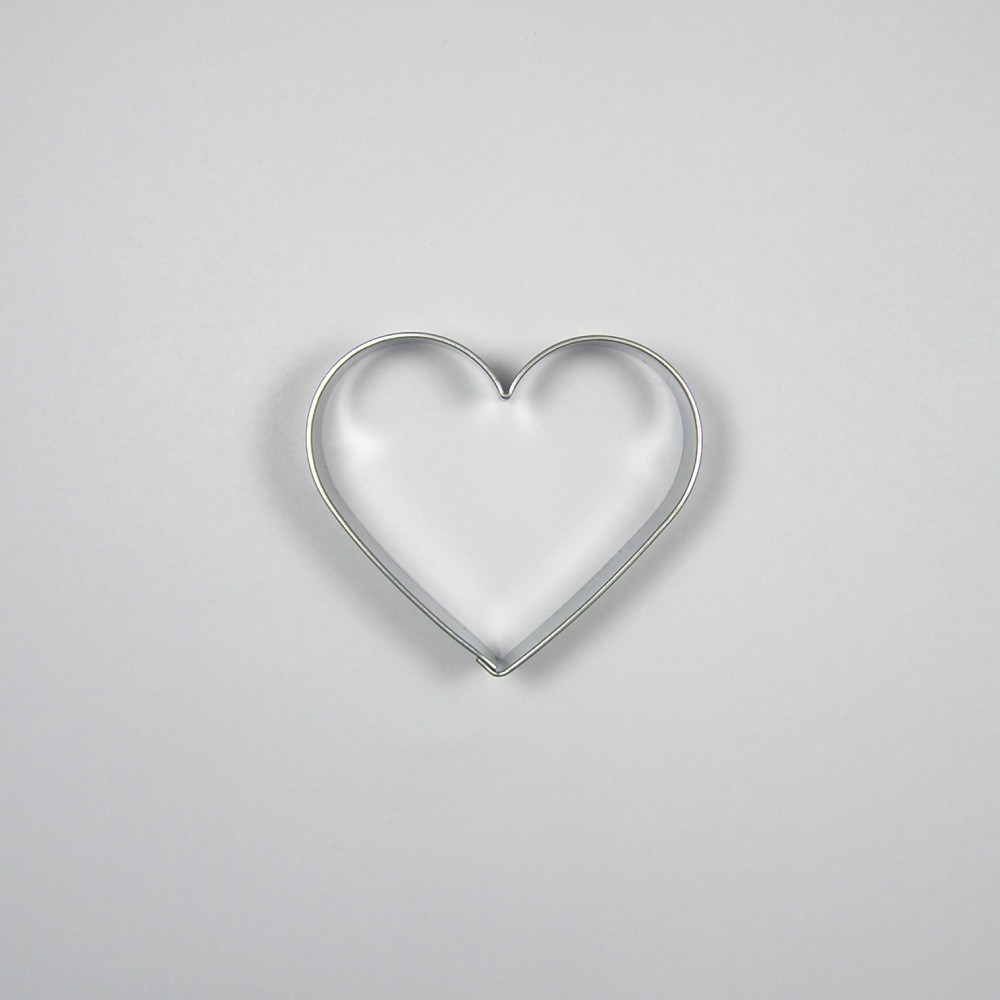 Stainless steel cookie cutter - heart 5.5cm