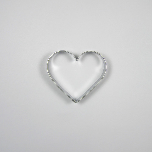 Stainless steel cookie cutter - heart 6.5cm