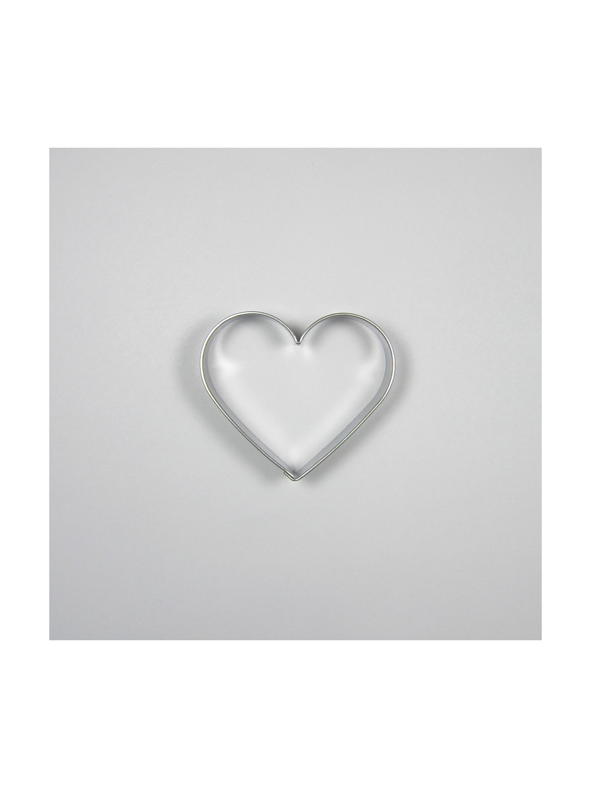 Stainless steel cookie cutter - heart 6.5cm