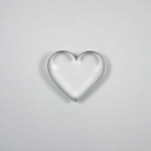 Stainless steel cutter - heart 8cm