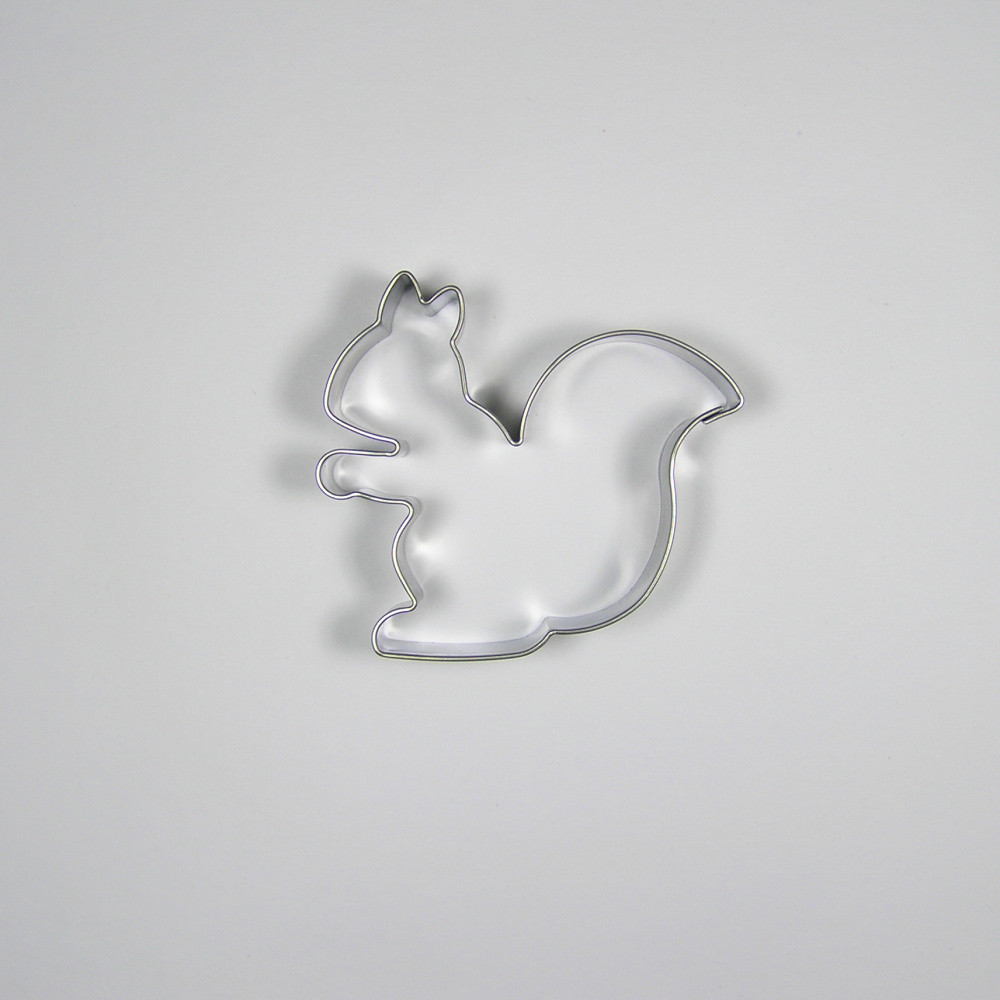 Stainless steel cookie cutter - squirrel