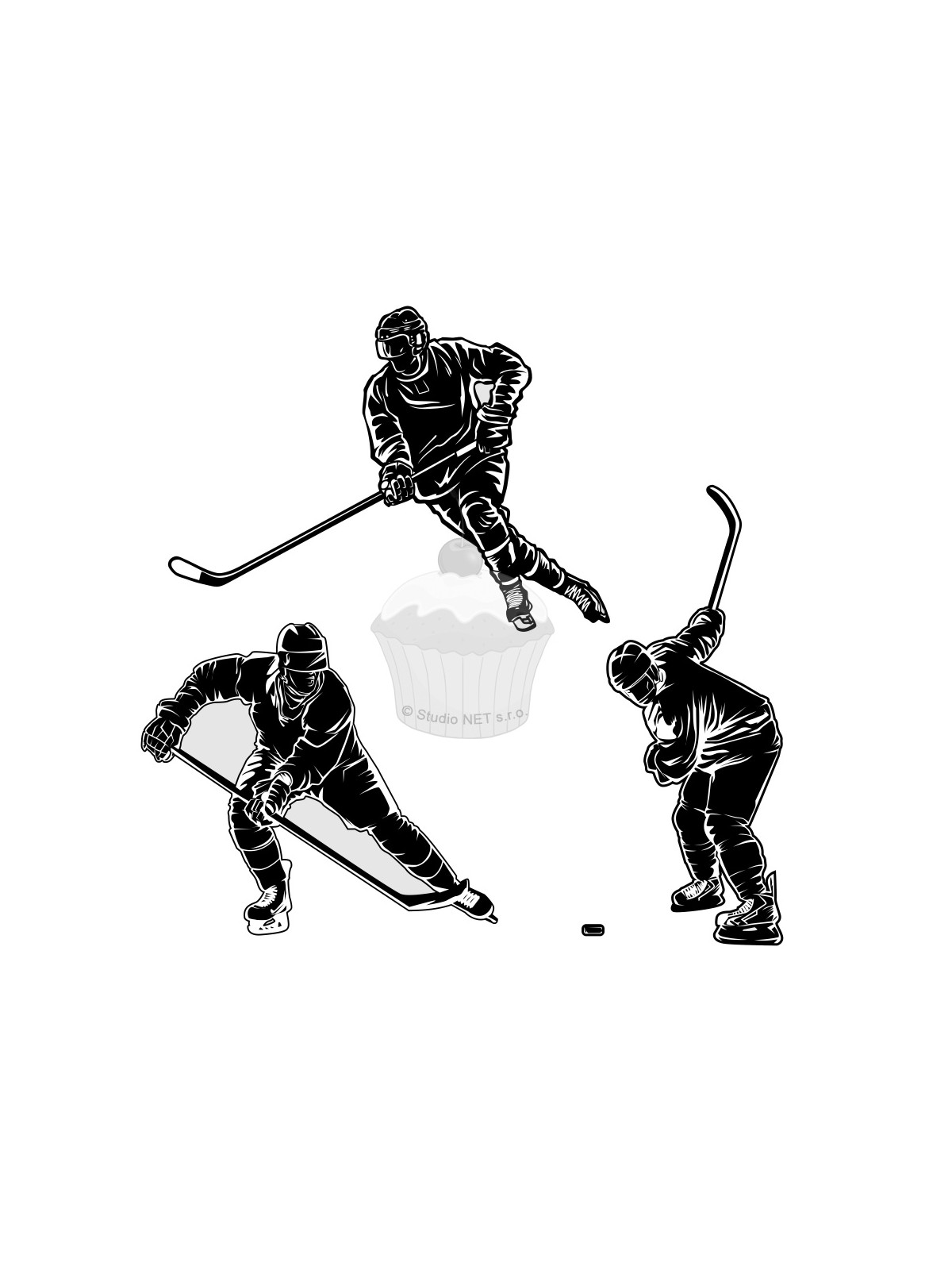 Essbares Papier "Eishockey 22" - A4