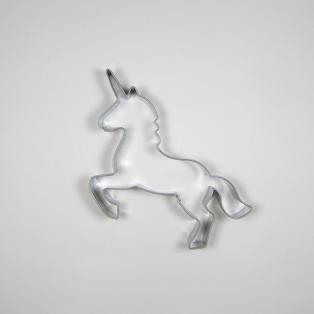 Stainless steel cookie cutter - unicorn 9.7cm