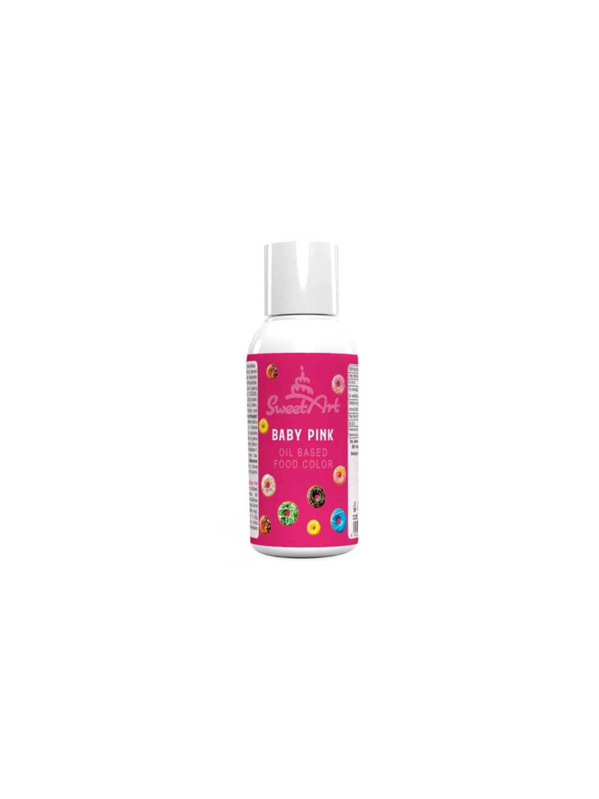 SweetArt - Flüssige Lebensmittelfarbe für Schokolade Baby Pink - Pink 50g