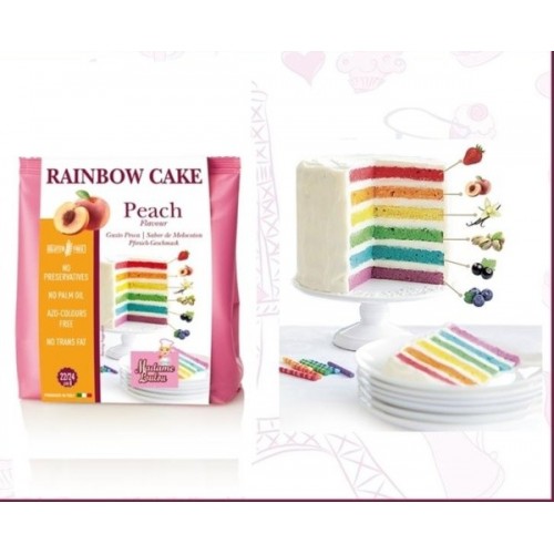 Zľava: Madame Loulou - Rainbow Cake - Broskev - 100g