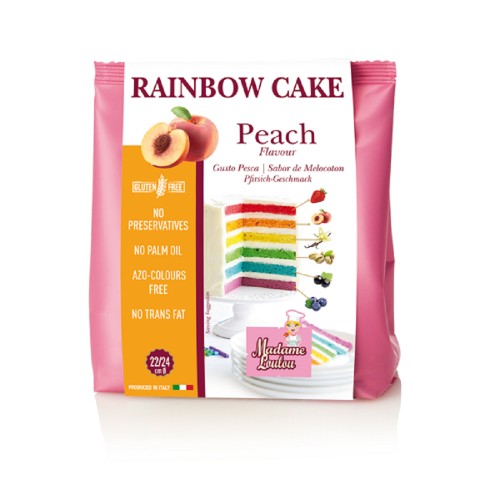 Zľava: Madame Loulou - Rainbow Cake - Broskev - 100g