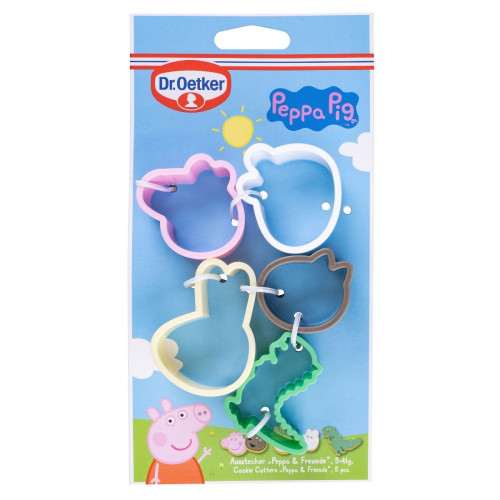 Dr. Oetker - cookie cutter set - Peppa Pig - 4 pieces