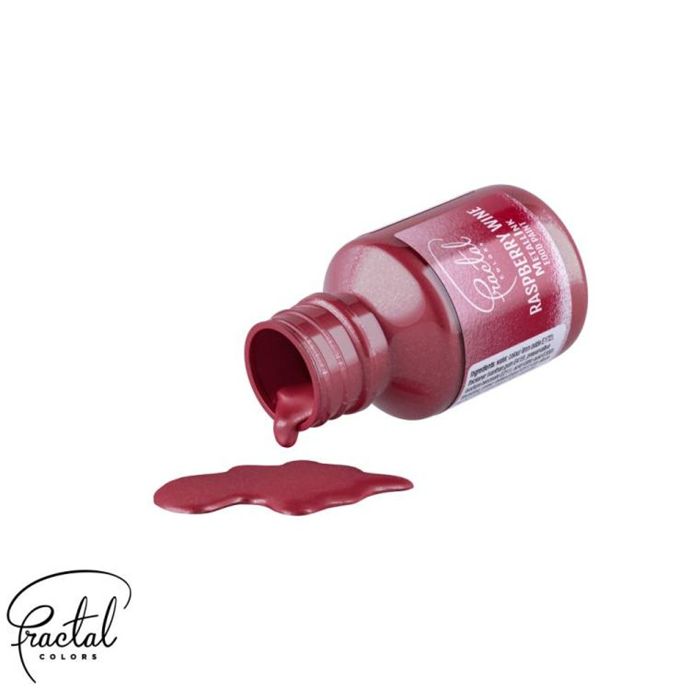 Pearlescent liquid Fractal - paint - Raspberry Wine 30ml