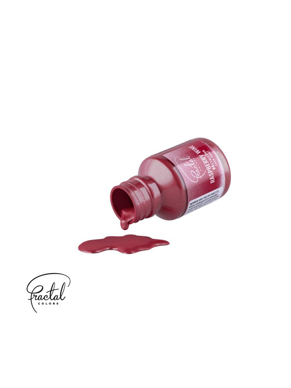 Flüssige Perlenfarbe Fractal - paint - Raspberry Wine 30ml