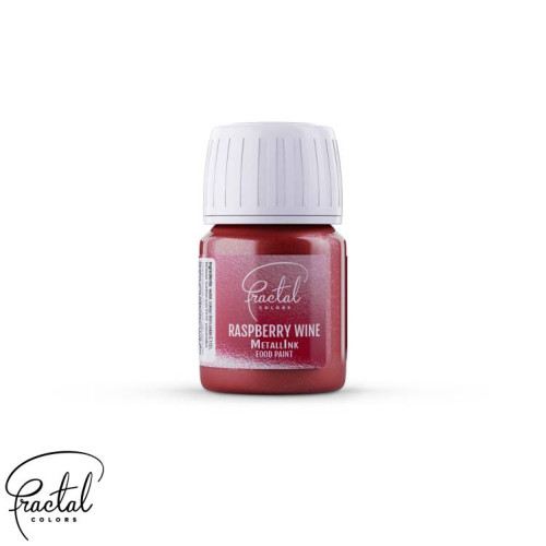 Flüssige Perlenfarbe Fractal - paint - Raspberry Wine 30ml