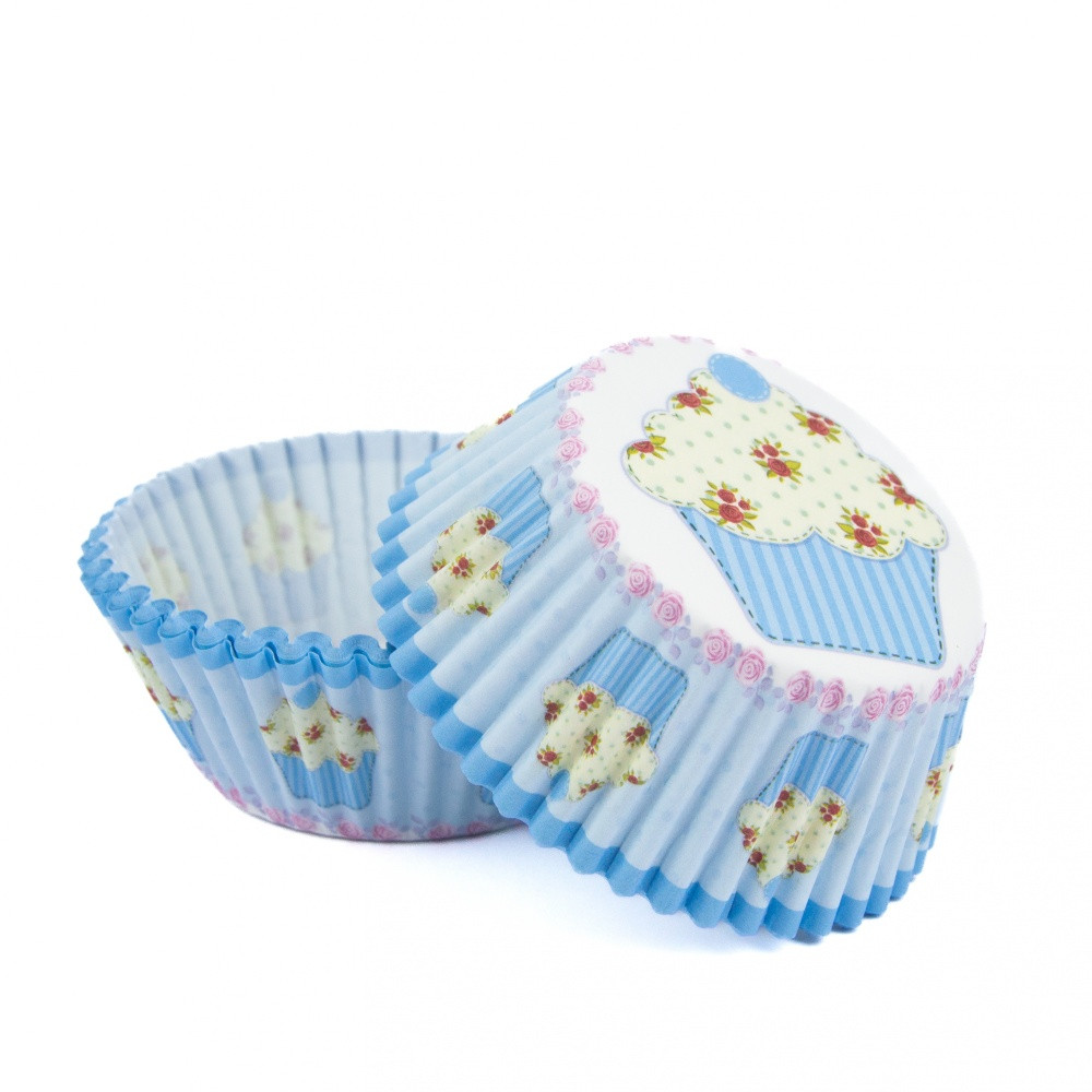 Pastries baskets - blue muffin - 50 pieces