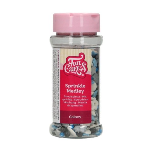 DISCOUNT: FunCakes Sugar Sprinkles - mix galaxy - 50g