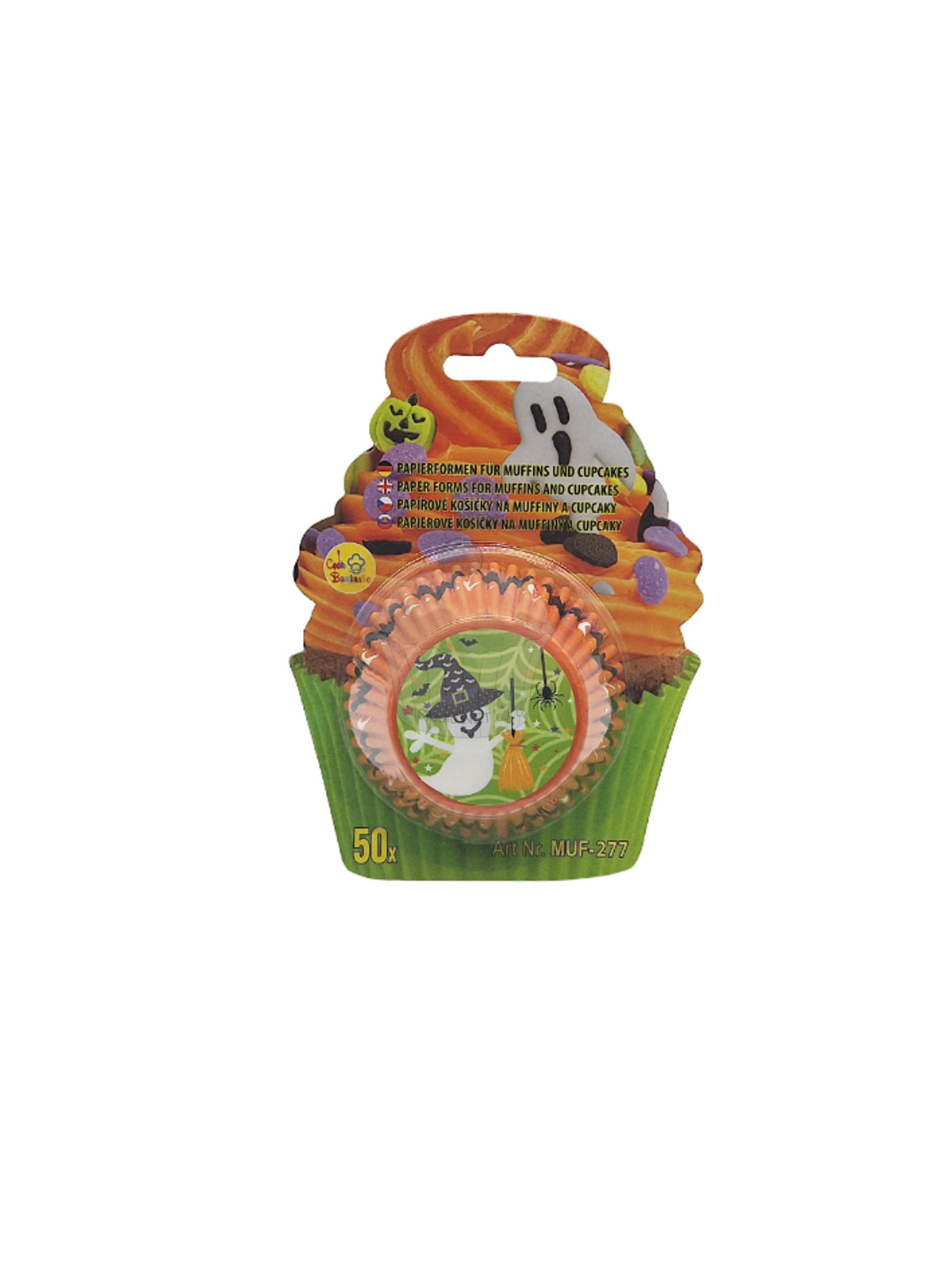 Pastry baskets - Halloween - ghost - 50 pcs.