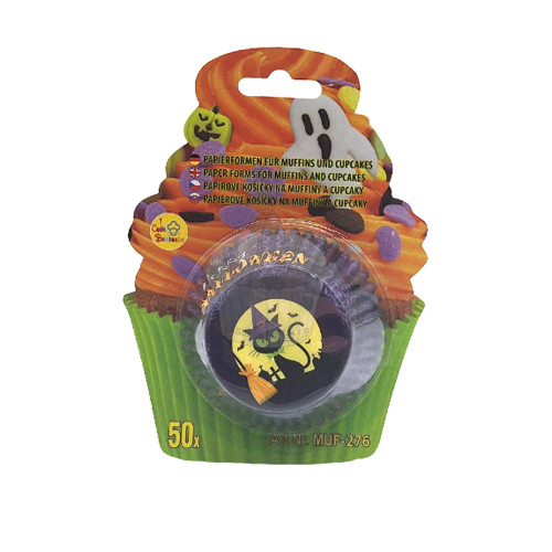 Baking Cups - Halloween - Katze - 50 Stk